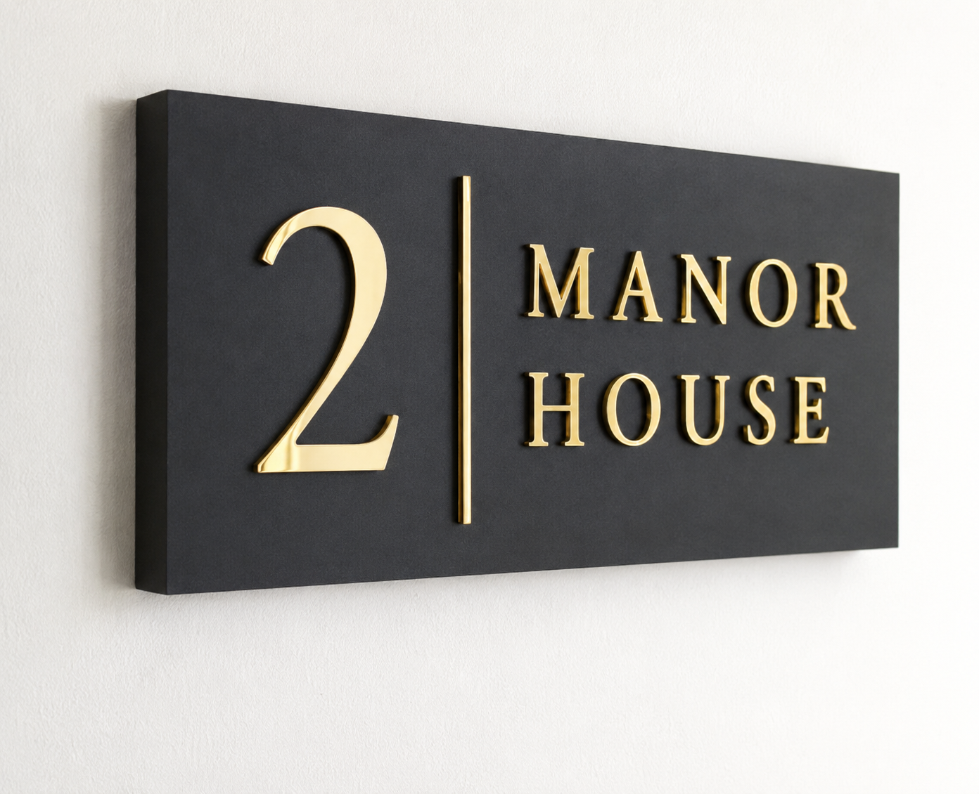 Custom House Number Sign