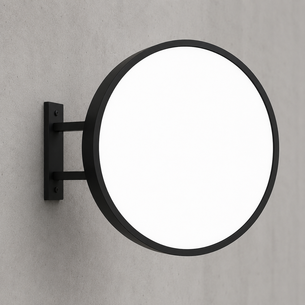 50cm Double Sided Circle Lightbox