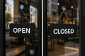Open/Closed Acrylic Signs